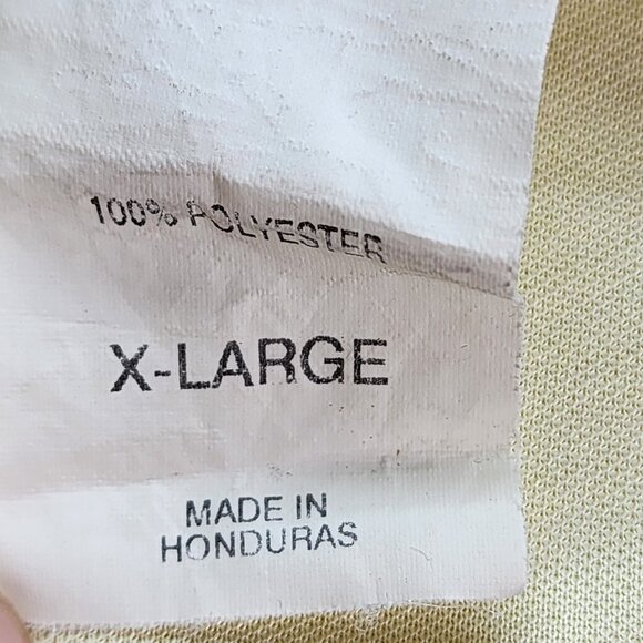 Official Sports US Soccer Referee Jersey Polo Shirt Mens Size XL Yellow Pockets - Picture 8 of 11